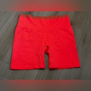 JoyLab Red High Rise Bike Shorts XL Athletic Workout Gym Activewear